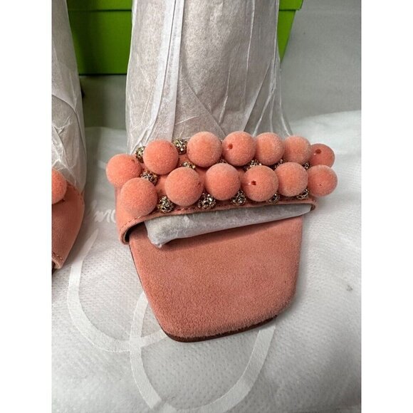 Sam Edelman Luella Canyon Clay Beaded Dress Sandals 7.5 High Heel Ankle Strap - Picture 11 of 16